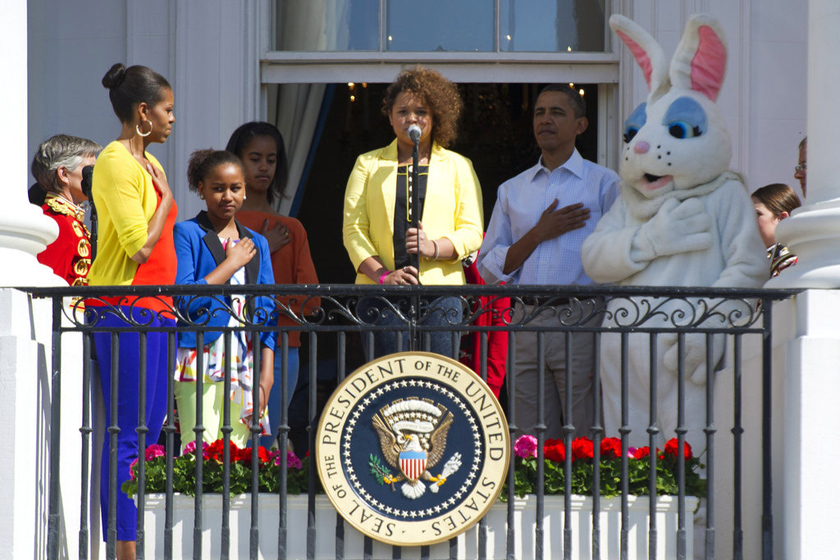 奥巴马现身 白宫复活节庆祝 活动_图片频道_财