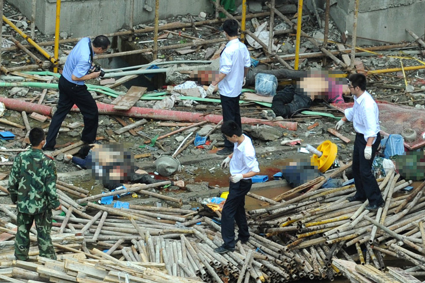 湖北省武汉市"东湖景园"在建住宅发生载人电梯从30层坠落事故