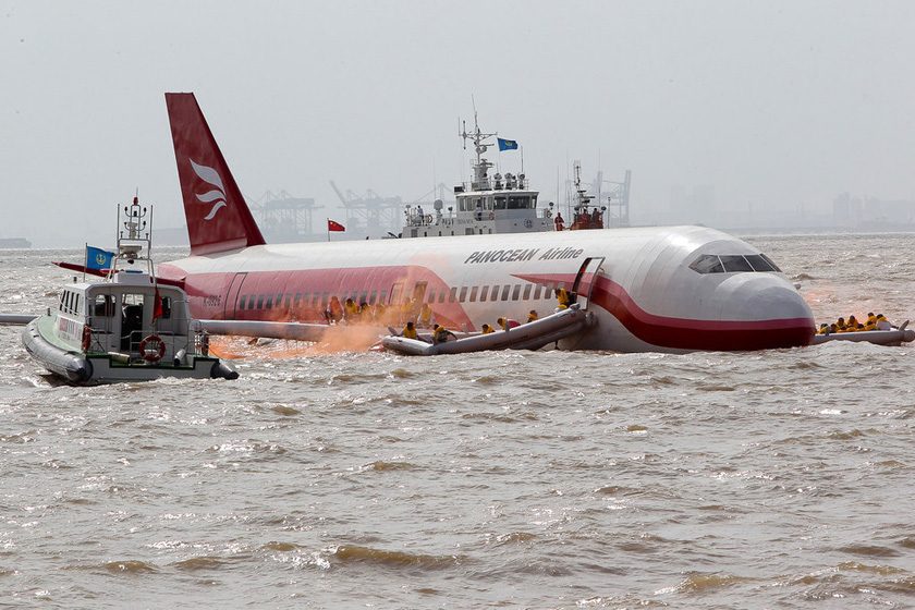 中国首次民用航空器遇险联合搜救演习举行