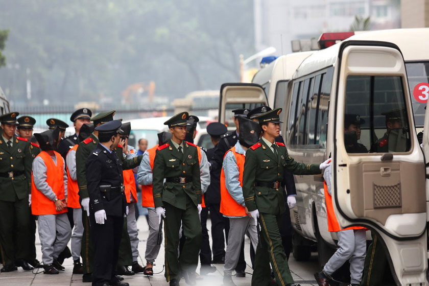 深圳沙井新义安涉黑成员受审