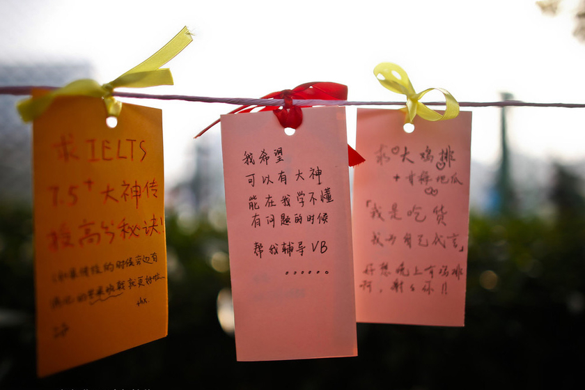 <em>同济大学</em>过<em>女生节</em> 女生许愿男生认领_图片频