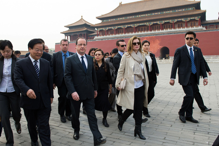 法国总统奥朗德访华+其女友备受关注