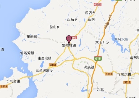 一架军用飞机在大连瓦房店复州城坠毁