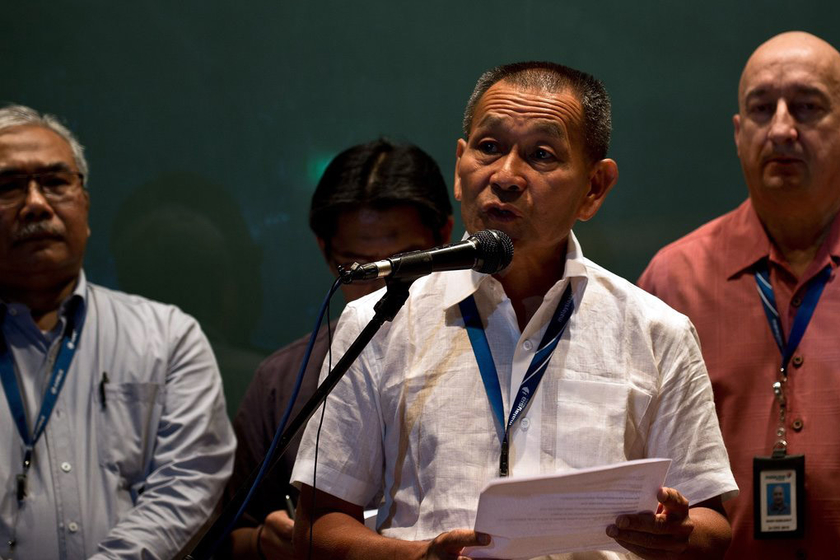 马航CEO举行新闻发布会