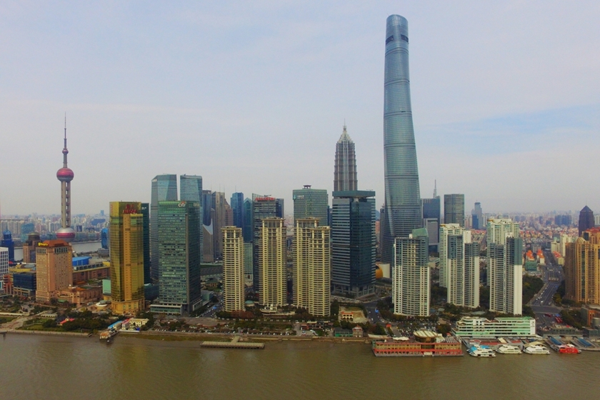 中国第一高楼上海中心大厦完工