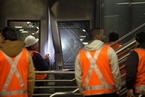 纽约列车发生出轨事故 导致103人受伤