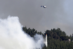 新西兰基督城发生山火 一架灭火直升机坠毁