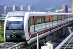 北京首条磁悬浮列车S1线进行在轨测试