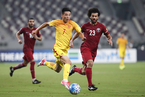 中国男足2比1客场击败卡塔尔 但仍无缘世界杯