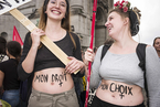 欧洲多地爆发游行 要求享有“平等堕胎权”