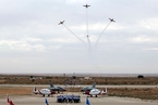 以色列空军毕业典礼 特技飞行堪比“空战大片”