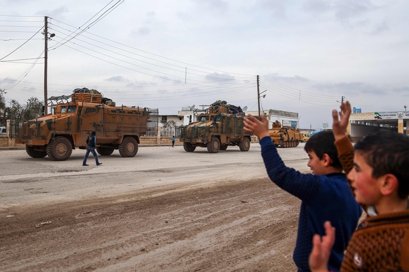 土耳其军队挺进叙利亚 巴沙尔谴责其野蛮侵犯