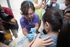 中国内地首针九价HPV疫苗在海南博鳌完成接种