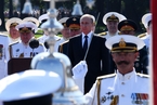 俄举行海上阅兵 40艘军舰参加普京观礼