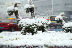 新疆乌鲁木齐迎来首场降雪 暴雪黄色预警已发布