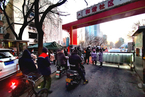 北京朝阳区一地升中风险地区 居民有序核酸检测