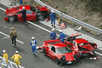 日本发生“最昂贵”车祸 8辆法拉利被毁