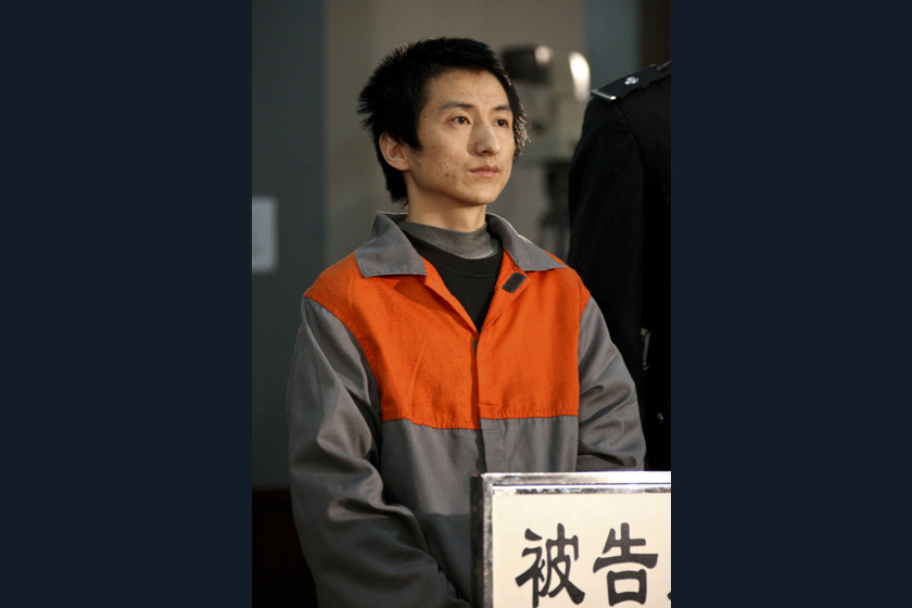 3月19日，北京，被告人石柏魁在法庭上听判面无表情。 蒲东峰/CFP _“故宫大盗”一审被判13年