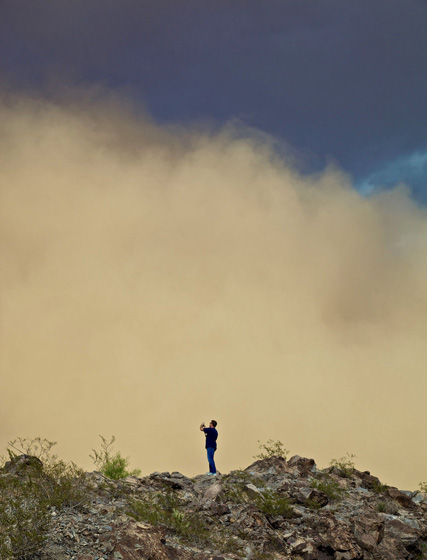 7月21日，哈布沙暴席卷美国凤凰城。  东方IC_美国凤凰城遭沙尘暴袭击 高度达600米