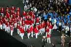 奥运开幕式日本代表团集体被带离现场