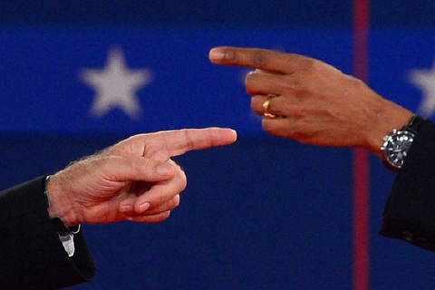 美国总统大选举行第二次辩论