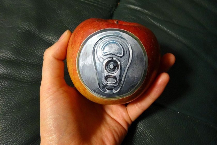 Chooo-San创作的彩绘。  东方IC_日本大学生创作逼真人体彩绘