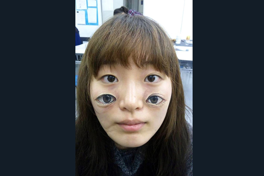 Chooo-San创作的人体彩绘。  东方IC_日本大学生创作逼真人体彩绘