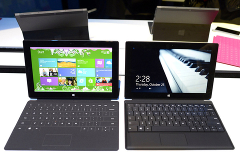 当地时间2012年10月25日，微软在美国纽约正式发布了Windows 8操作系统和Surface平板电脑，并于26日起开始销售。Windows 8被认为是Windows 95之后微软最重要的操作系统，这也是微软首次基于触摸控制进行开发，支持全屏多点触控和虚拟键盘，还可以支持Stylus手写笔操作。此外这款操作系统同时也可以切换到人们所熟悉的传统桌面模式，允许用户通过键盘和鼠标进行操控。