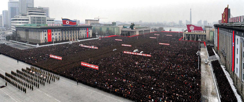 朝鲜举行10万人大会庆祝第三次核试验成功