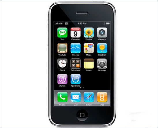 iPhone 3G。_苹果iPhone进化史