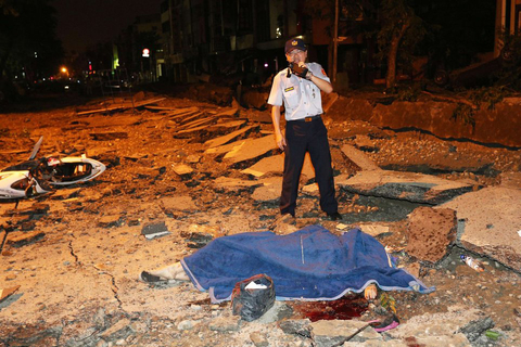 8月1日凌晨，台湾高雄市前镇区发生燃气爆炸。