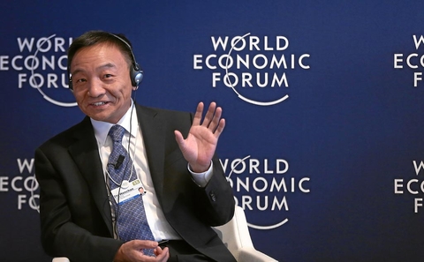 “中国前景展望”主题分论召开。 图片来自世界经济论坛年会