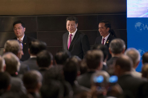 3月28日上午，博鳌亚洲论坛2015年年会在海南博鳌开幕，中国国家主席习近平出席开幕式并发表主旨演讲。    骆云飞/中新社