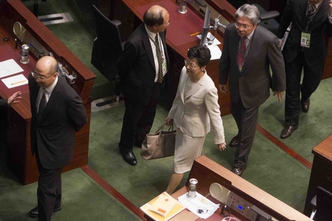 香港政改方案遭立法会否决 