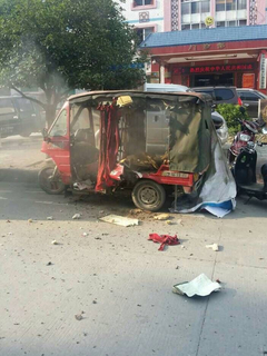 2015年9月30日，广西柳城县县城及周边连续发生多起爆炸事件。