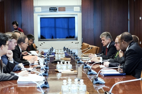 当地时间2016年1月6日，美国纽约，联合国就朝鲜问题召开紧紧急会议。