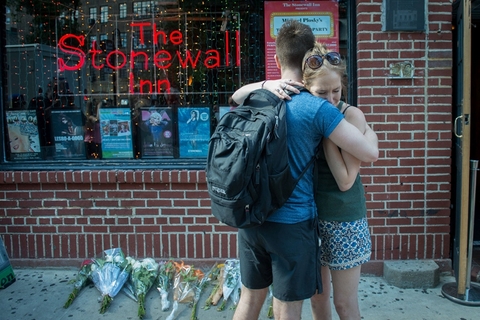 In reaction to the mass shooting at a gay nightclub in Orlando