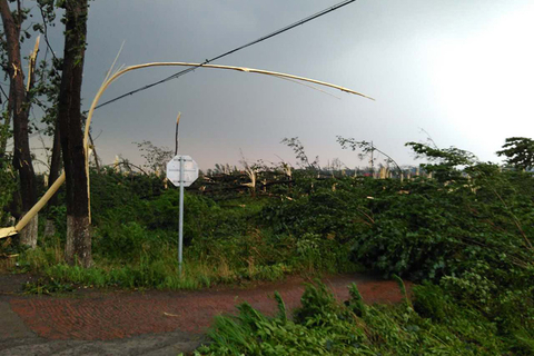 6月23日，灾区现场。 图自受访者