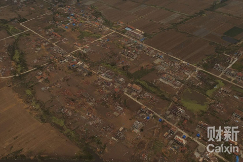深入阜宁龙卷风重灾区 村庄房屋被夷为平地