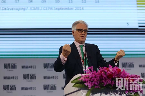 2016年12月2日，第七届财新峰会，阿代尔·特纳主题演讲。