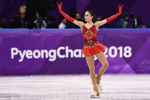 2018年2月23日，韩国，2018年平昌冬奥会花样滑冰女子自由滑决赛，俄奥运选手扎吉托娃夺得冠军。图/视觉中国