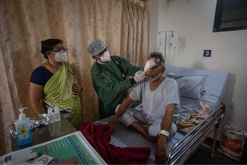 印度近9000人感染毛霉菌病 图片频道 财新网